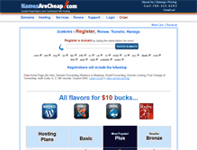 Tablet Screenshot of namesarecheap.com